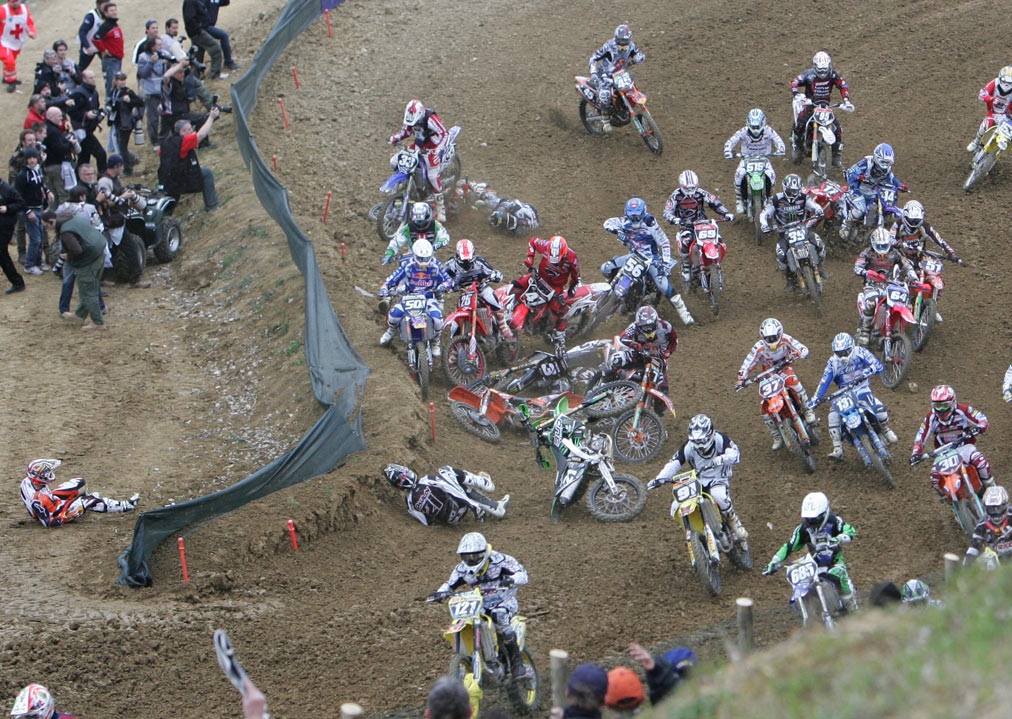 Chute départ MX2 - 04